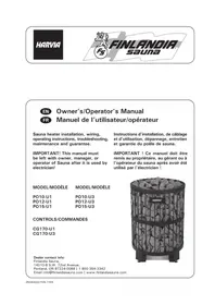 Notice HARVIA LEGEND PRO HPOU152401 Chauffage