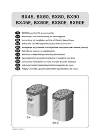 Notice HARVIA VEGA HBX800400 Chauffage
