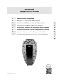 Notice HARVIA SPIRIT HSP904MXW Chauffage
