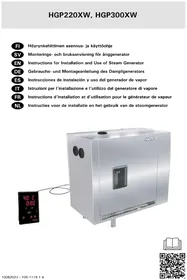 Notice HARVIA HGP300XW Générateur