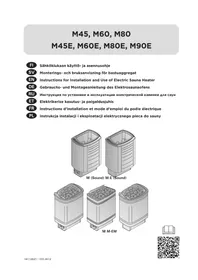 Notice HARVIA SOUND HMSE450400B Chauffage