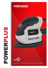 Notice PowerPlus POWC40200 Levigatrice