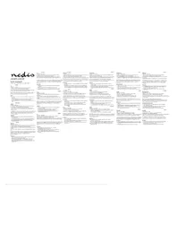 Notice NEDIS CLDK100TP Lecteur blu-ray