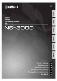 Notice YAMAHA NS3000 Haut-parleurs
