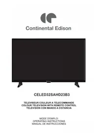 Notice CONTINENTAL EDISON CELED32SAHD23B3 Televisión