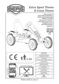 Notice Berg XCROSS THEME Kart à pédales