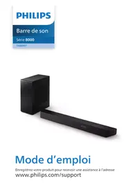 Notice PHILIPS TAB8907 Barre de son