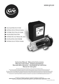 Notice GRE SCG60 Système d'électrolyse