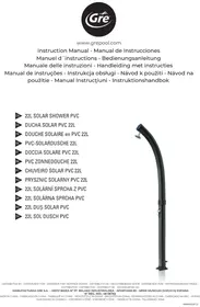 Notice GRE AR1022P Duschsystem