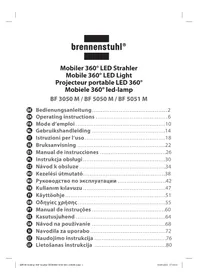 Notice BRENNENSTUHL GS 4 DE Projecteur LED portable