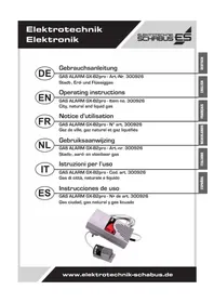 Notice Schabus GXB2PRO Détecteur de gaz