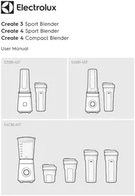 Notice ELECTROLUX CREATE 4 E4SB14ST Blender