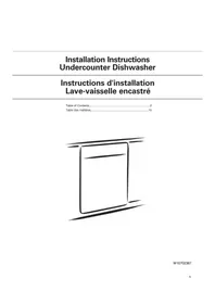 Notice JENN-AIR UDT518SAFP Dishwasher