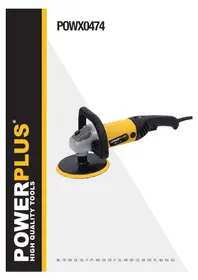 Notice PowerPlus POWX0474 Polizor