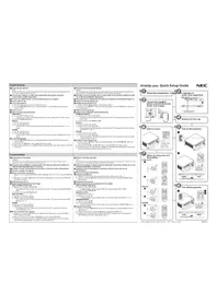 Notice NEC PX1005QL Projecteur