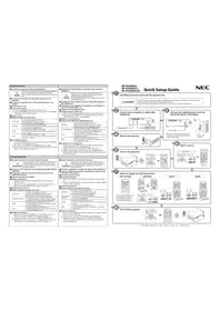 Notice NEC PX2000UL Projecteur