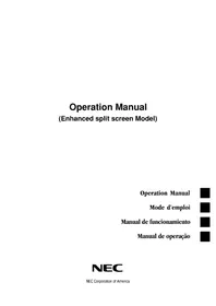 Notice NEC PLASMASYNC 50XR6 Monitor