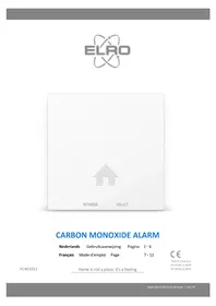 Notice ELRO FC410611 Détecteur de fumée