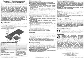 Notice TECHNAXX TX207 Chargeur de piles