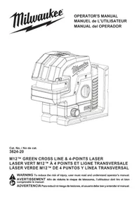 Notice MILWAUKEE M12 362421 Rangefinder
