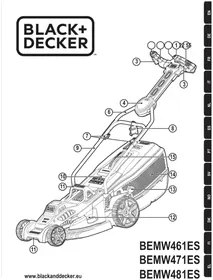 Notice BLACK & DECKER BEMW461ES Plæneklipper