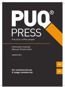 Notice UNIC CDE6P Coffee grinder