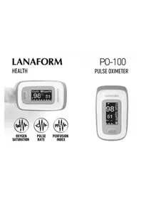 Notice LANAFORM PO100 Merač srdcového tepu
