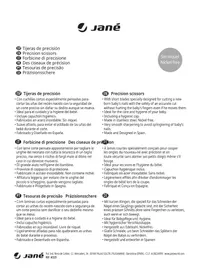 Notice JANE SCISSORS Paire de ciseaux