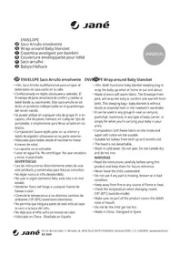 Notice JANE ENVELOPE Poussette