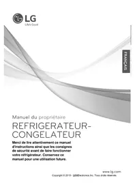 Notice LG GNB372WHCB Congélateur