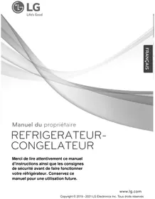 Notice LG GNC602HLCU Congélateur