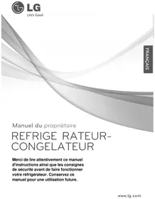 Notice LG GND702HLAM Congélateur