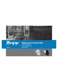 Notice Kopp INFRACONTROL R 240 AP IP54 Bewegingsdetector