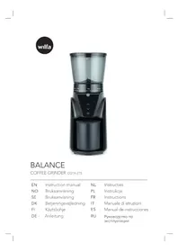 Notice WILFA BALANCE CG1X275 Andre kjøkkenapparater