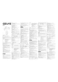 Notice AzurA AZAF20 Friteuse