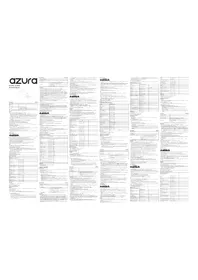 Notice AzurA AZSP40 Thermomètre pour aliments