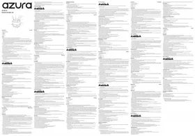 Notice AzurA AZFC10 Appareil à fondue, raclette et wok