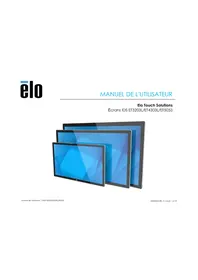 Notice ELO 4303L Moniteur