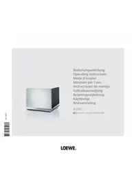 Notice LOEWE REFERENCE SOUND Subwoofer