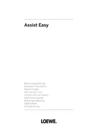 Notice LOEWE ASSIST EASY Télécommande
