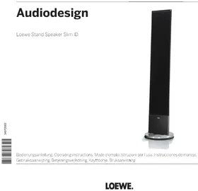 Notice LOEWE STAND SPEAKER SLIM ID Enceinte audio