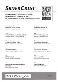 Notice SILVERCREST SHDH 2000 A1 Chauffage électrique