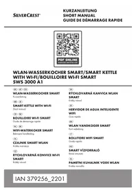 Notice SILVERCREST SWS 3000 A1 Vízforraló