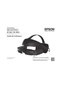 Notice EPSON MOVERIO BT45CS Montre connectée
