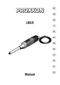 Notice PROXXON LBSE Outils multifonctions