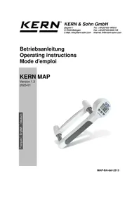 Notice Kern MAP 130K1 Waagen