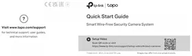 Notice TP-LINK TAPO C400S2 Fotoaparát