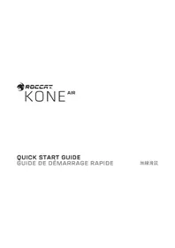Notice ROCCAT KONE AIR Souris