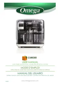 Notice OMEGA CUBE300 Extracteur de jus