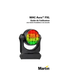 Notice MARTIN MAC AURA PXL Éclairage